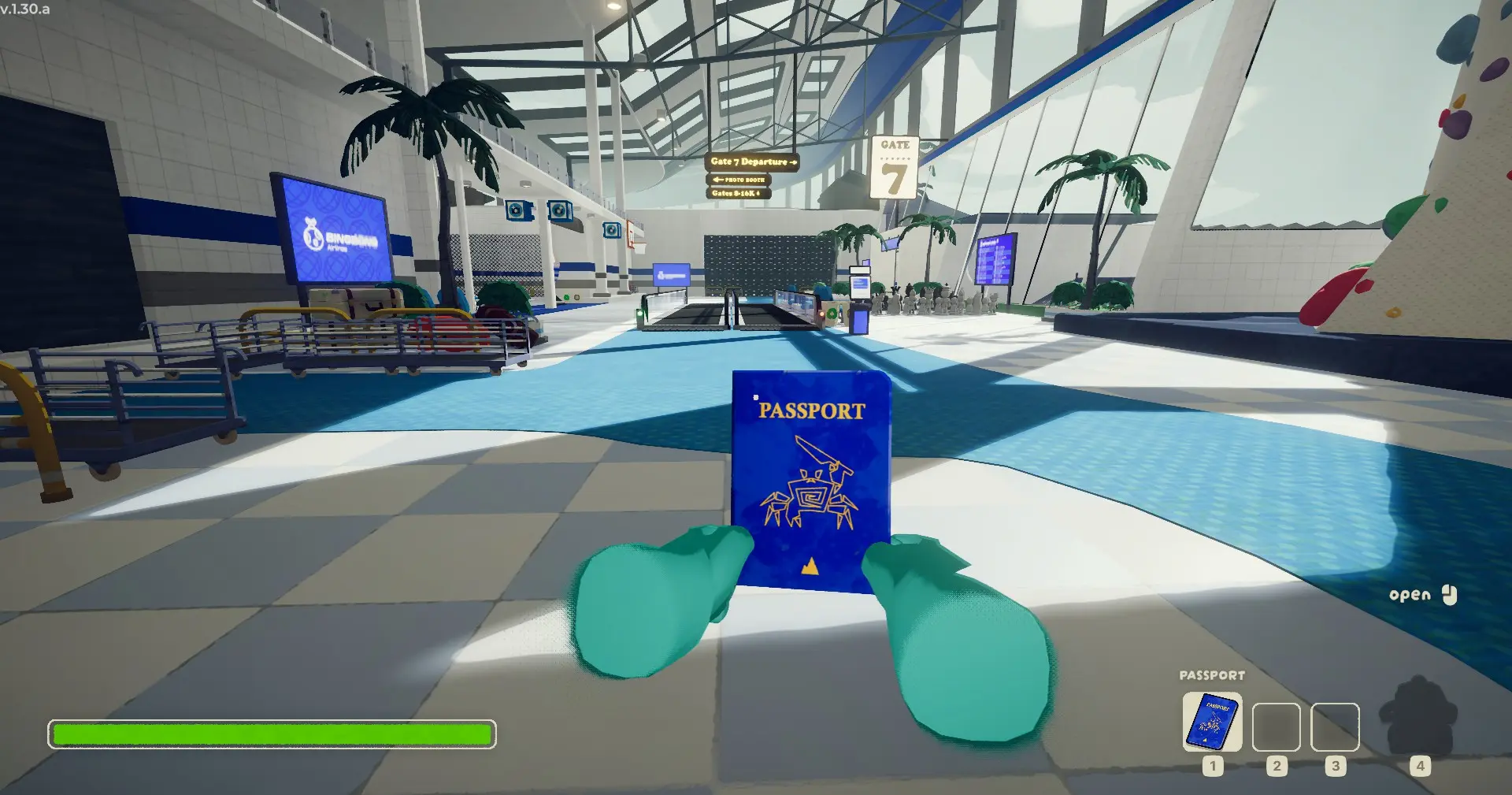 ピーク時のすべての空港活動