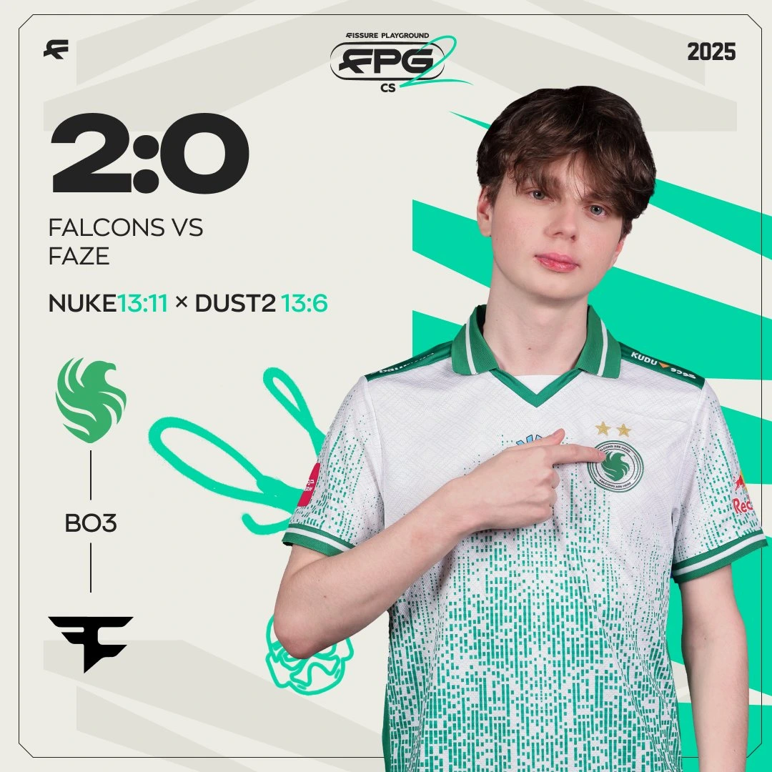 Team Falconsは、Fissure Playground 2プレーオフの資格があります