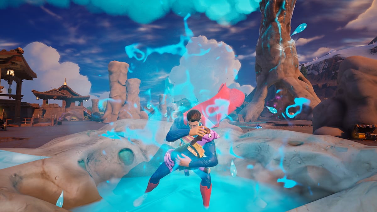 Fortnite第6章、シーズン4のスラープガイザーを使用してシールドを獲得する方法