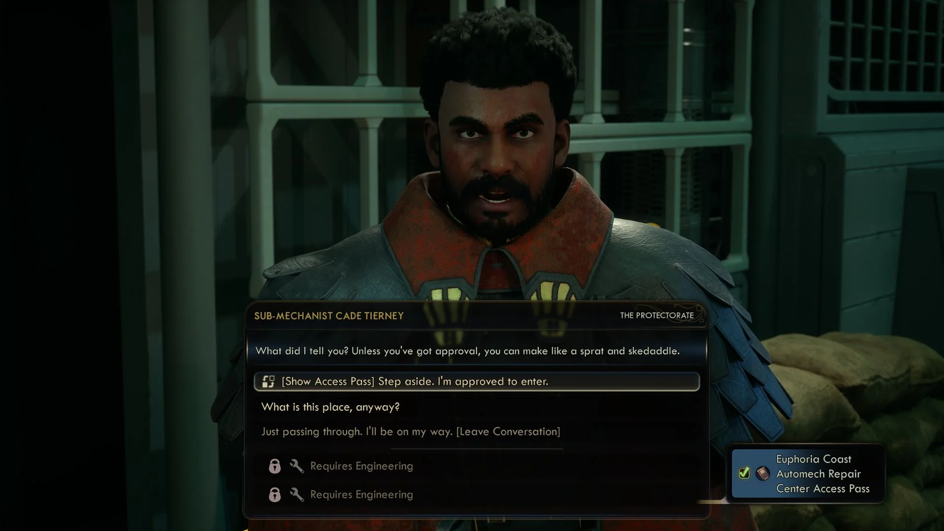 アウターワールド 2 で Automech Repair Center アクセス パスを入手する方法