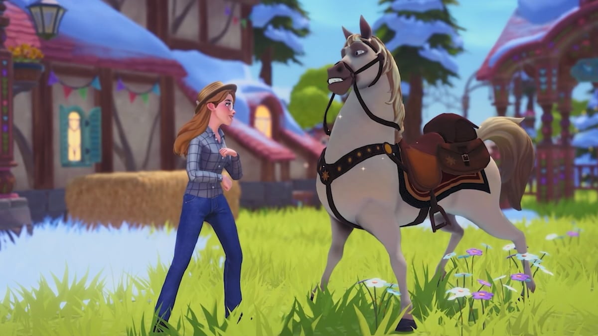 ディズニー ドリームライト バレー ウィッシュブロッサム ランチのすべてのバイオーム、馬、生き物