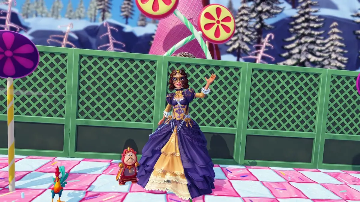 Disney Dreamlight Valleyで時計仕掛けのクエストウォークスルーのように走っています