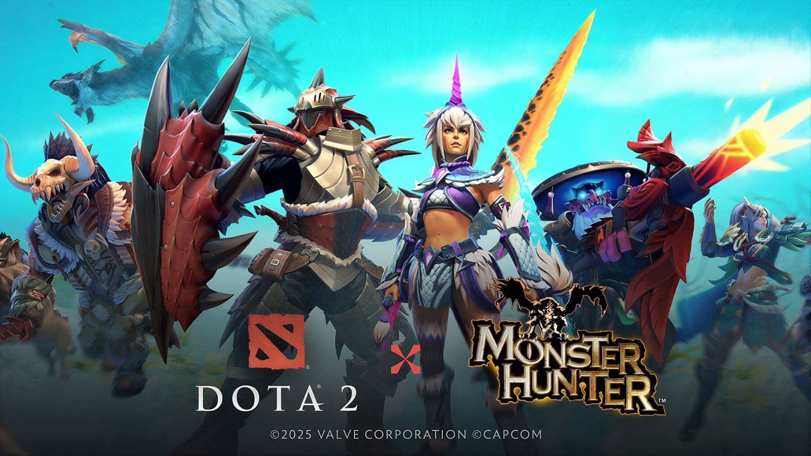 Dota 2 x モンスターハンター イベント: すべての無料セットとその入手方法
