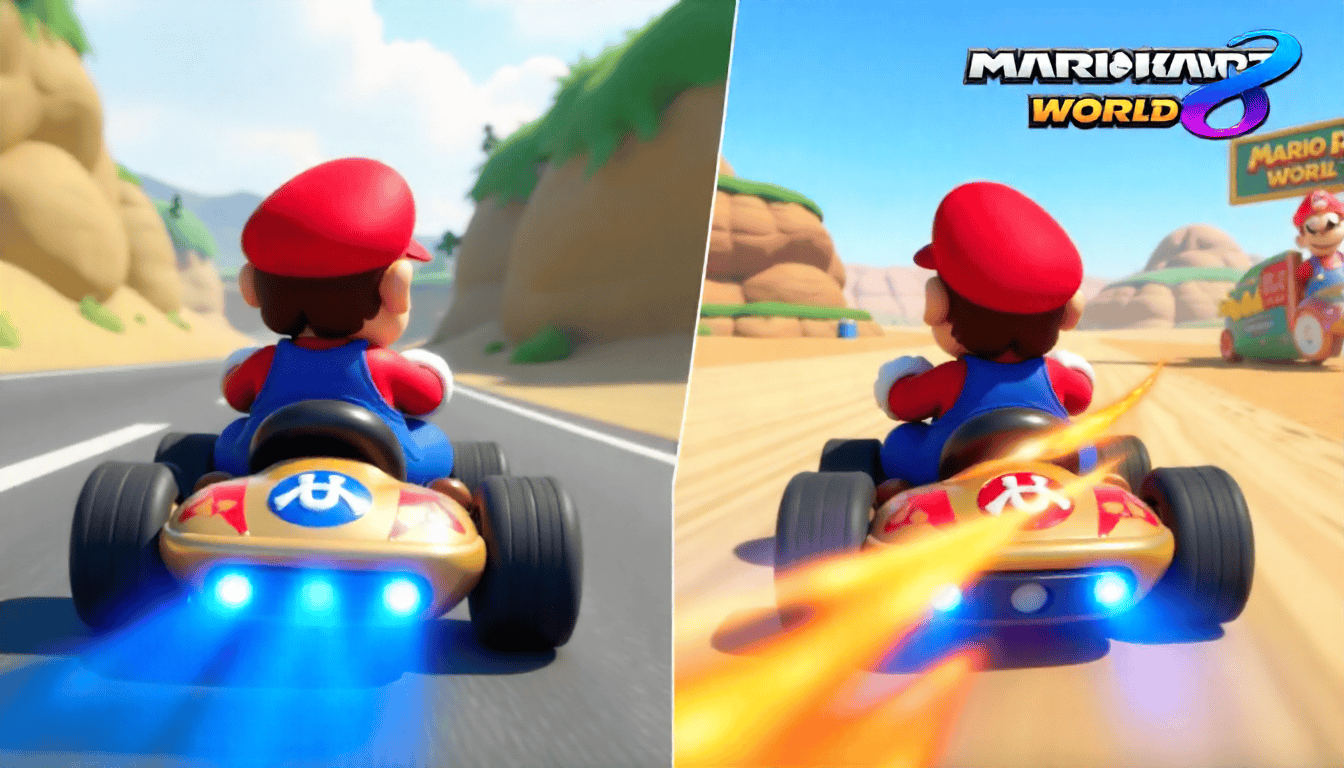 Mario Kart World vs. Mk8 Deluxe：実際には何が違うのですか？